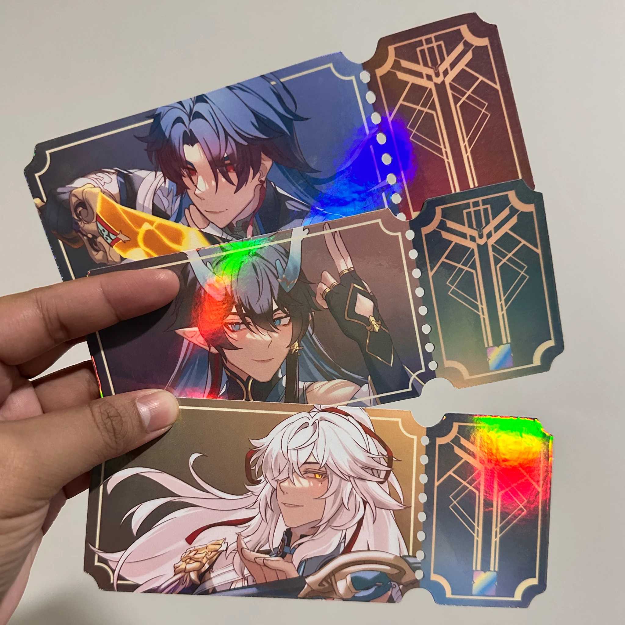 Honkai Star Rail Holo Print Ticket