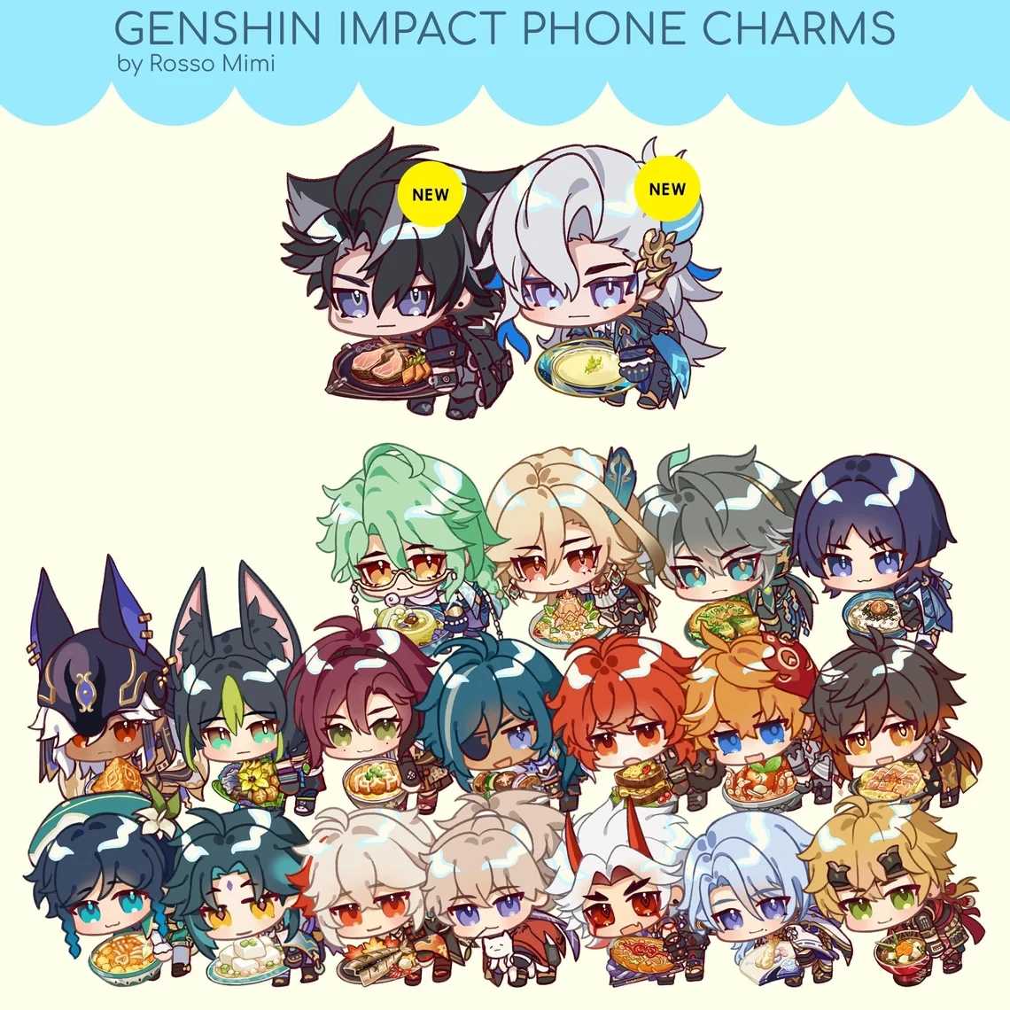 Genshin Impact Phone Keychain